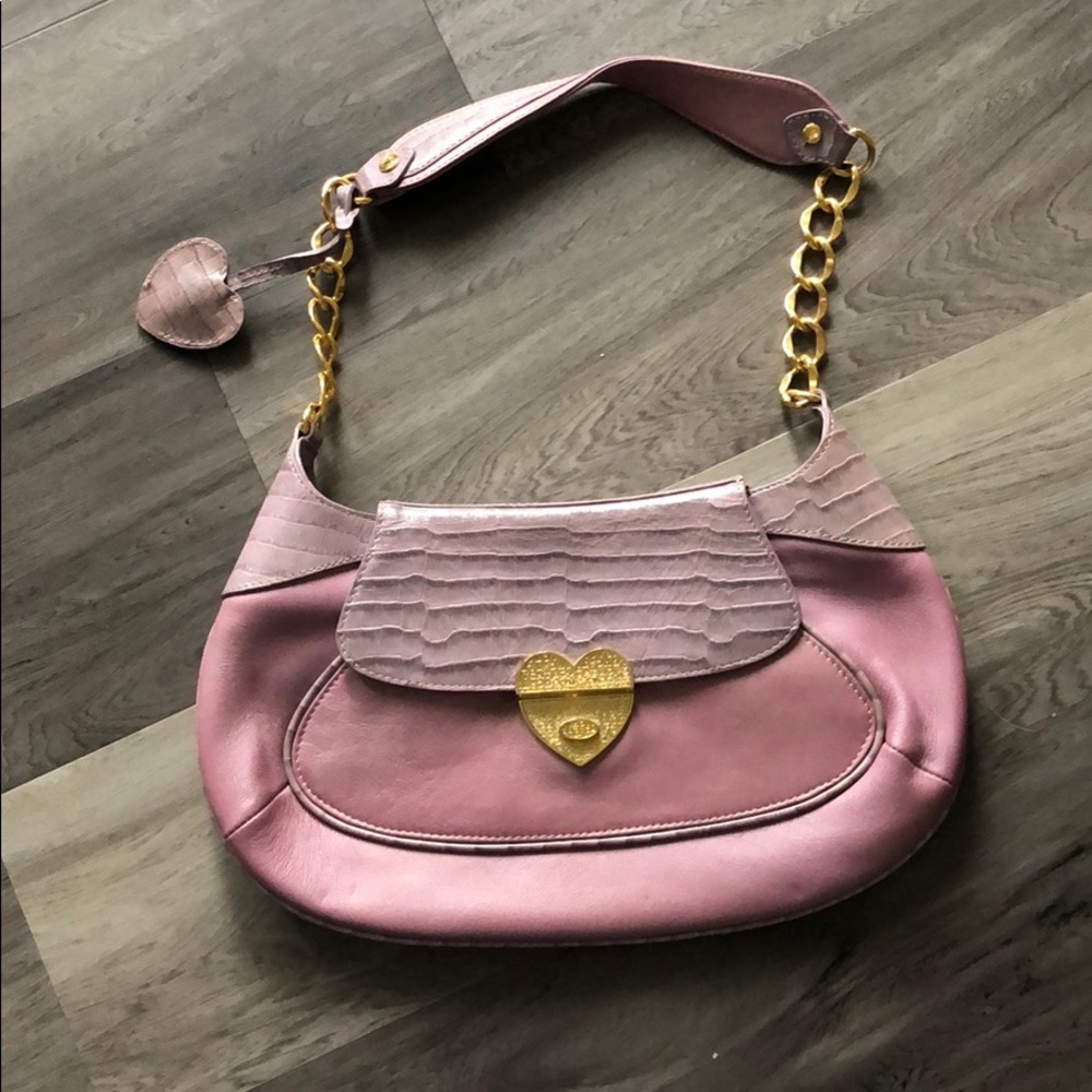 Lovcat Paris small baguette handbag in lilac